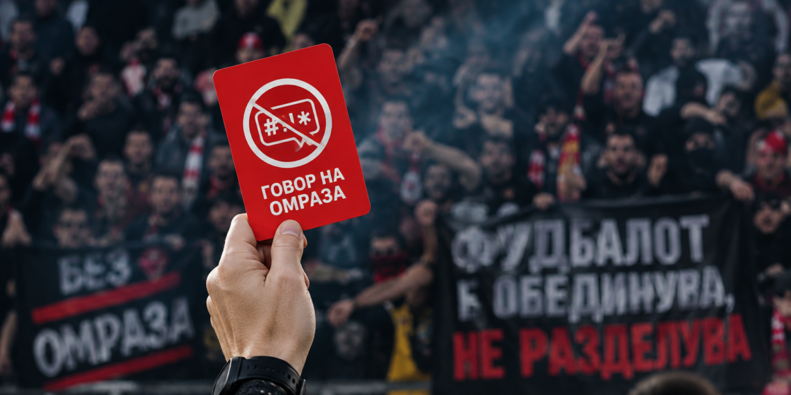 Црвен картон за говорот на омраза во македонскиот фудбал